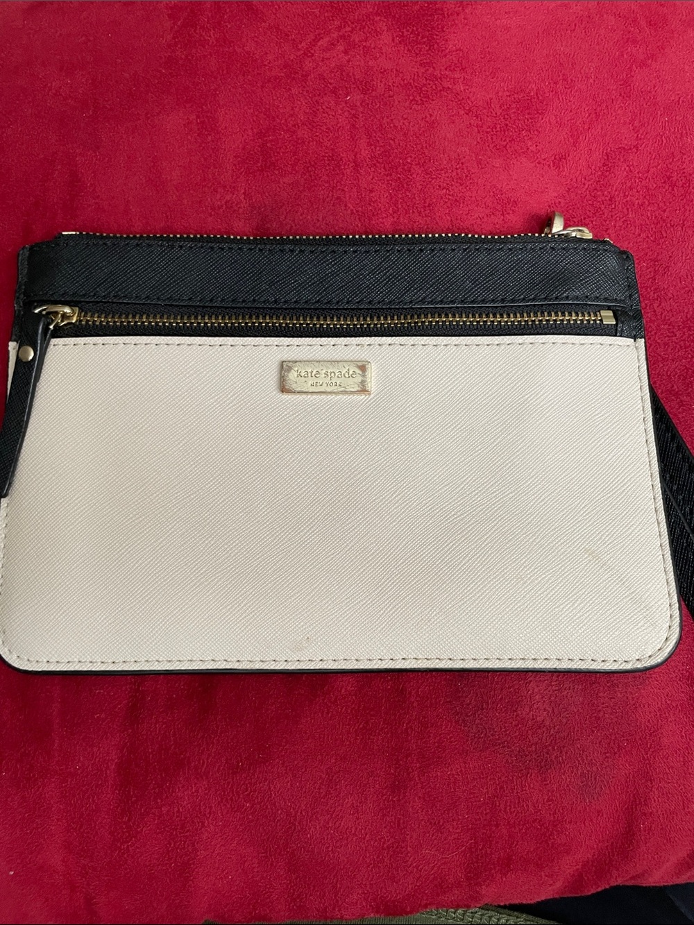 kate spade Black and Cream Crossbody Bag